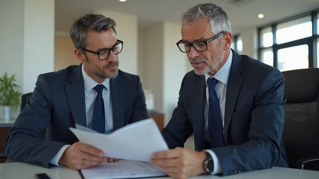 Инвестиционный консультант обсуждает портфель с клиентом