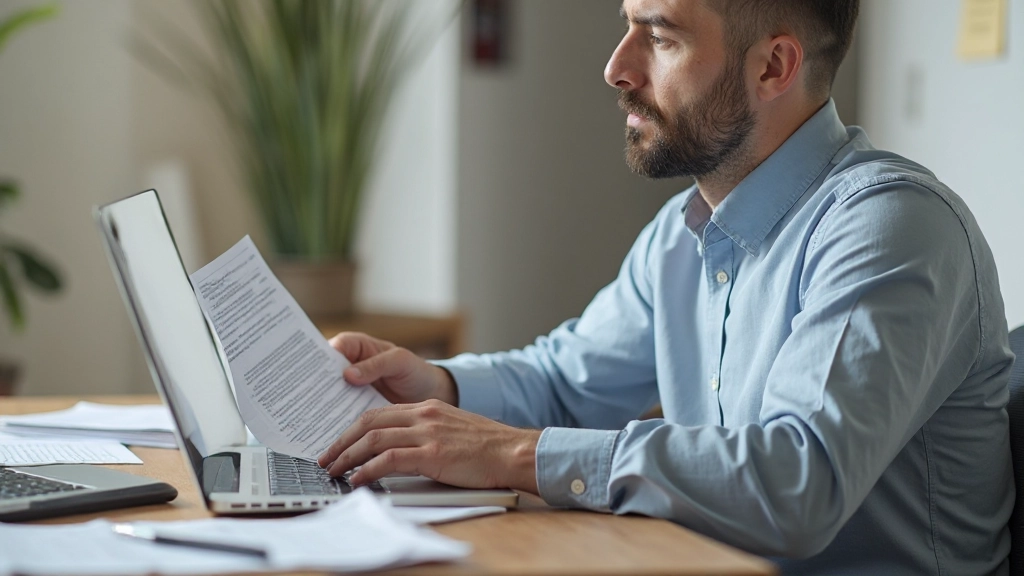 Человек работает с бюджетной таблицей и финансовыми графиками на ноутбуке