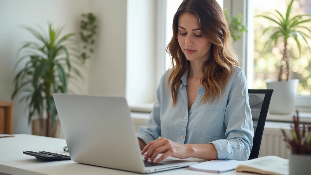 Человек анализирует бюджет и расходы с калькулятором и блокнотом