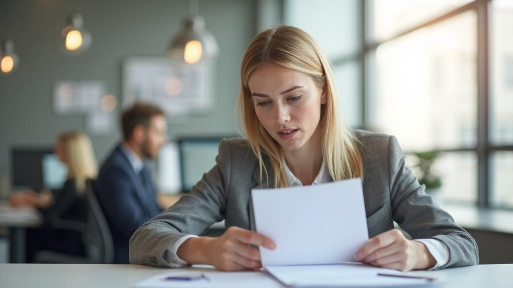 Профессиональное рабочее место с документами по страхованию и ноутбуком